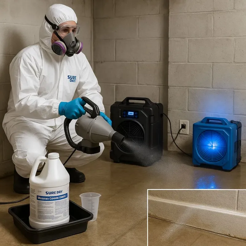 Sanitization and Odor Removal process in Clare, MI