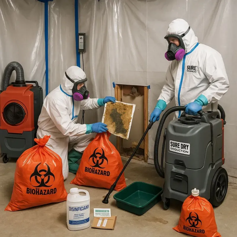 Contaminated Water Handling Protocols process in Clare, MI