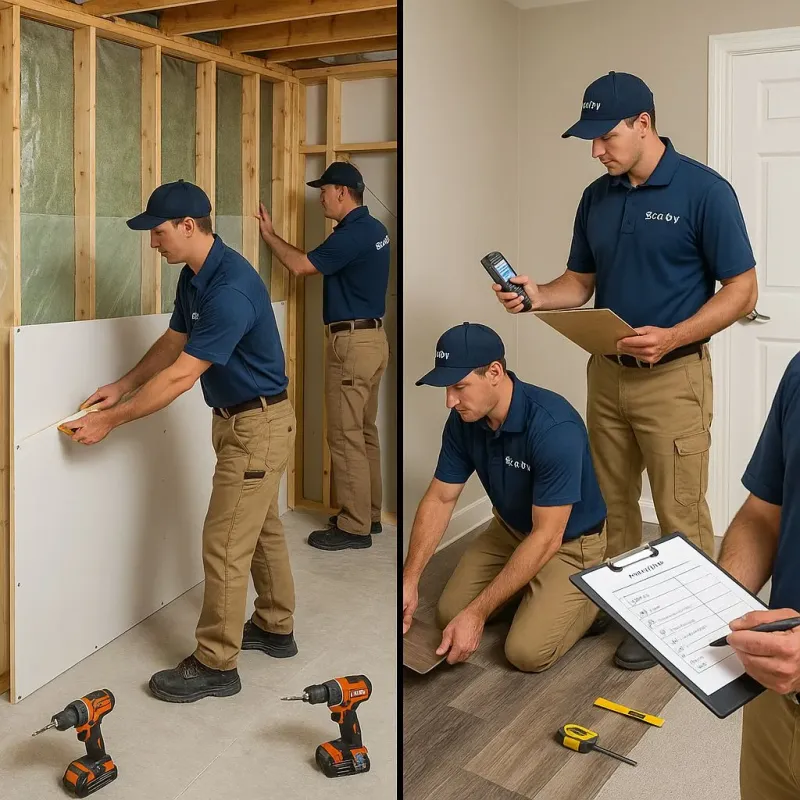 Repairs and Reconstruction process in Clare, MI